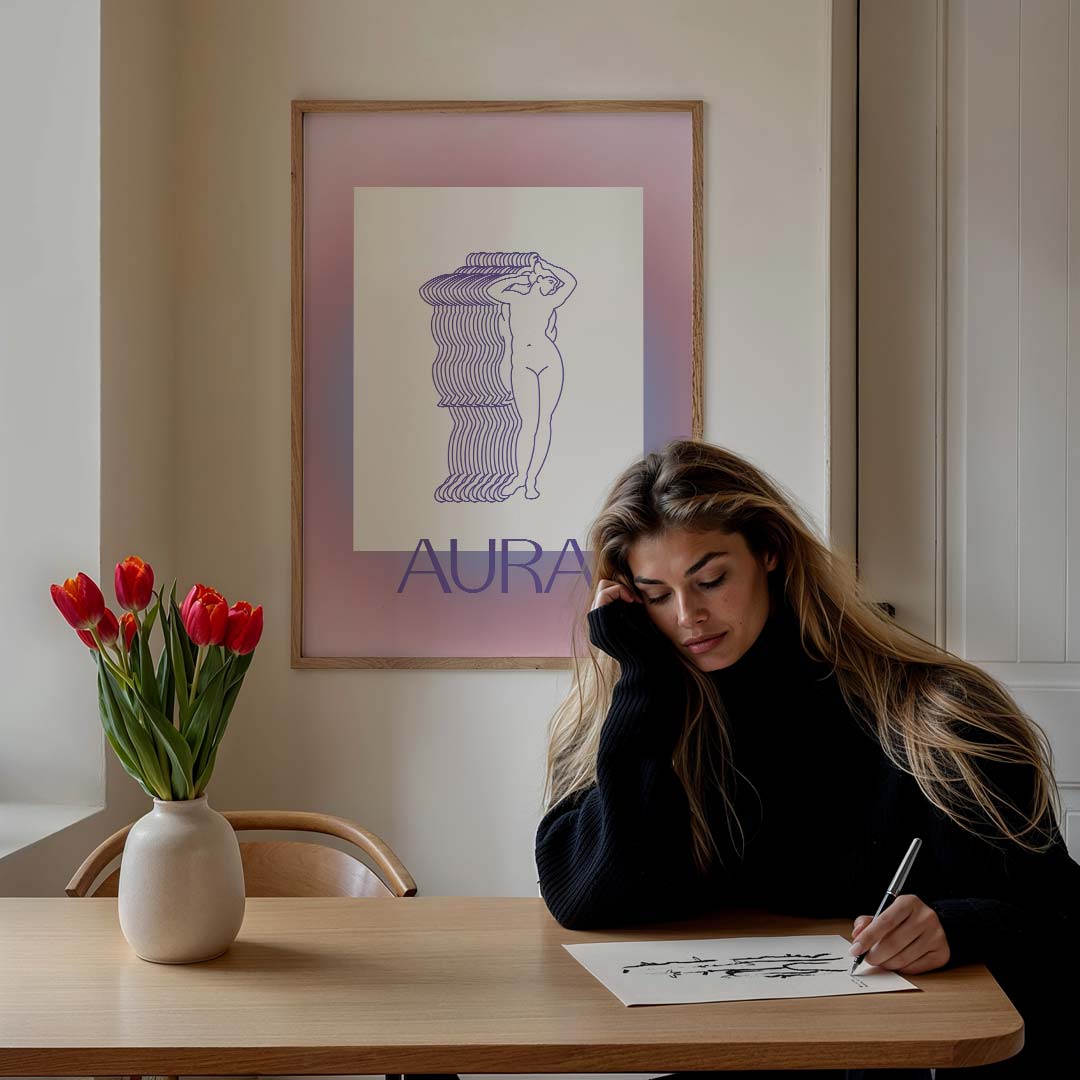 Aura Kunstposter-WallArtistic