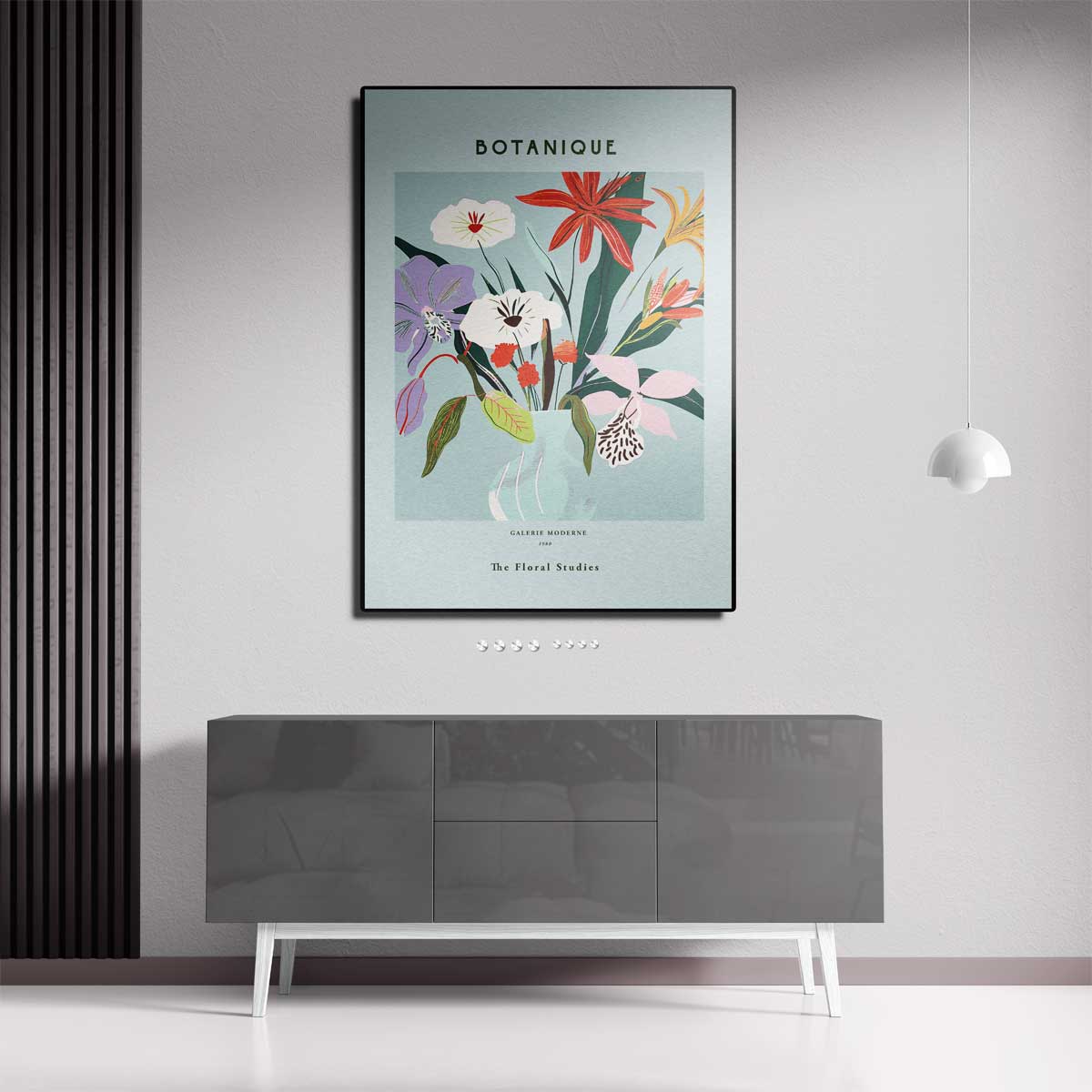 Botanic Bliss Bloemenkunst Kunstwerk-canvas-dibond-plexiglas-wanddecoratie-WallArtistic