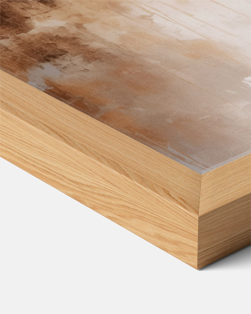 Luxe Abstracte Gouden Poster-WallArtistic