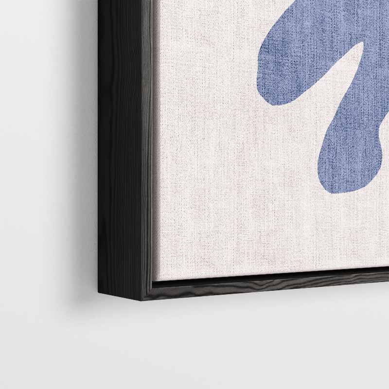 Abstracte Blauwe Stijl Kunstwerk-canvas-dibond-plexiglas-wanddecoratie-WallArtistic