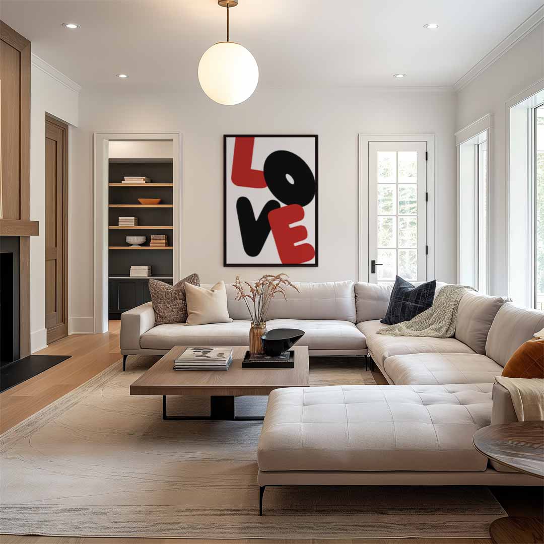 Liefdevolle Vormen Kunstwerk-canvas-dibond-plexiglas-wanddecoratie-WallArtistic
