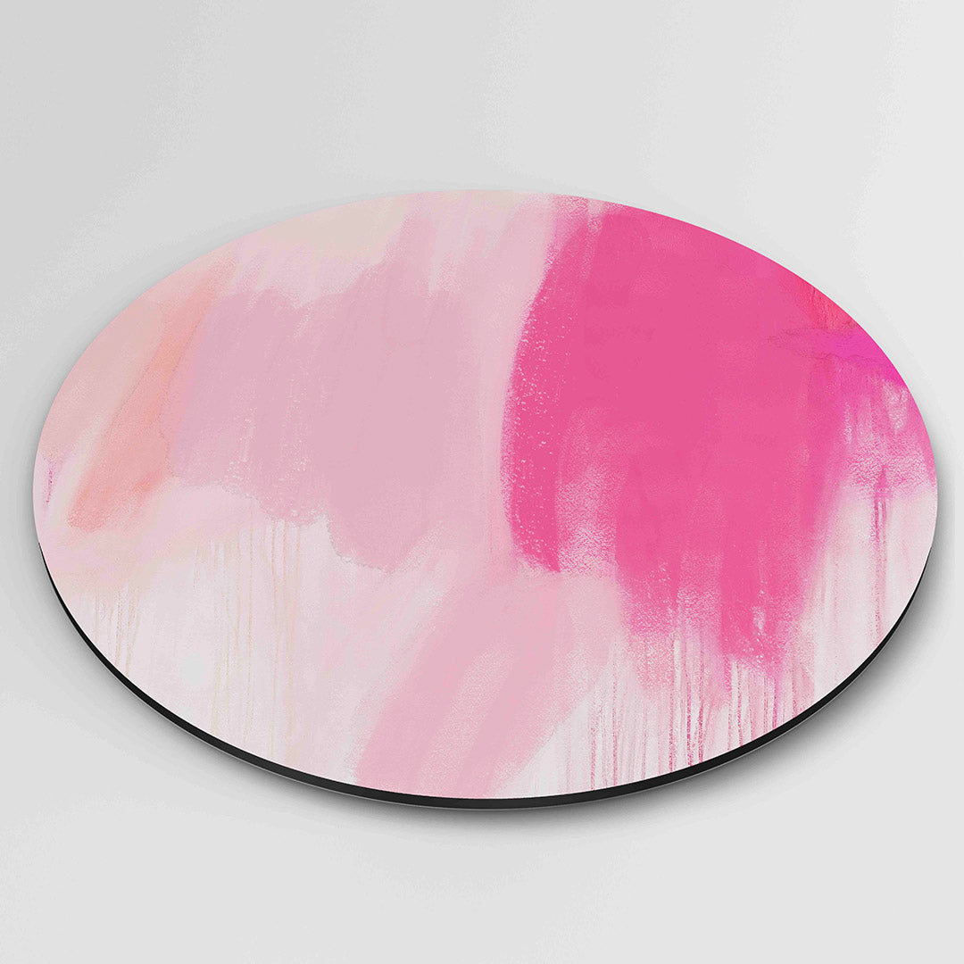 Roze tinten Muurcirkel