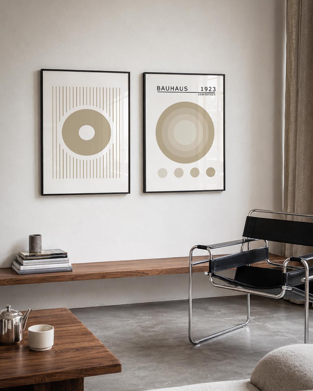 Cirkel en lijnen Posterset