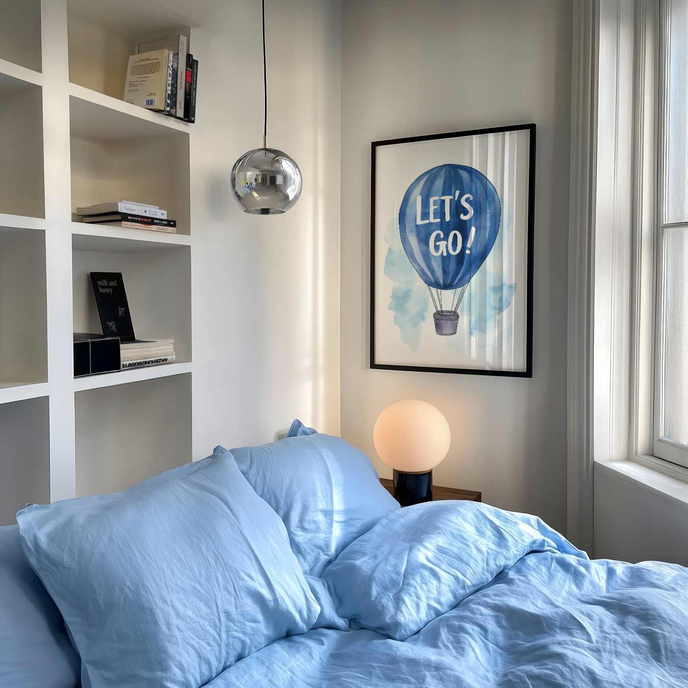 Inspirerende Luchtballon Poster