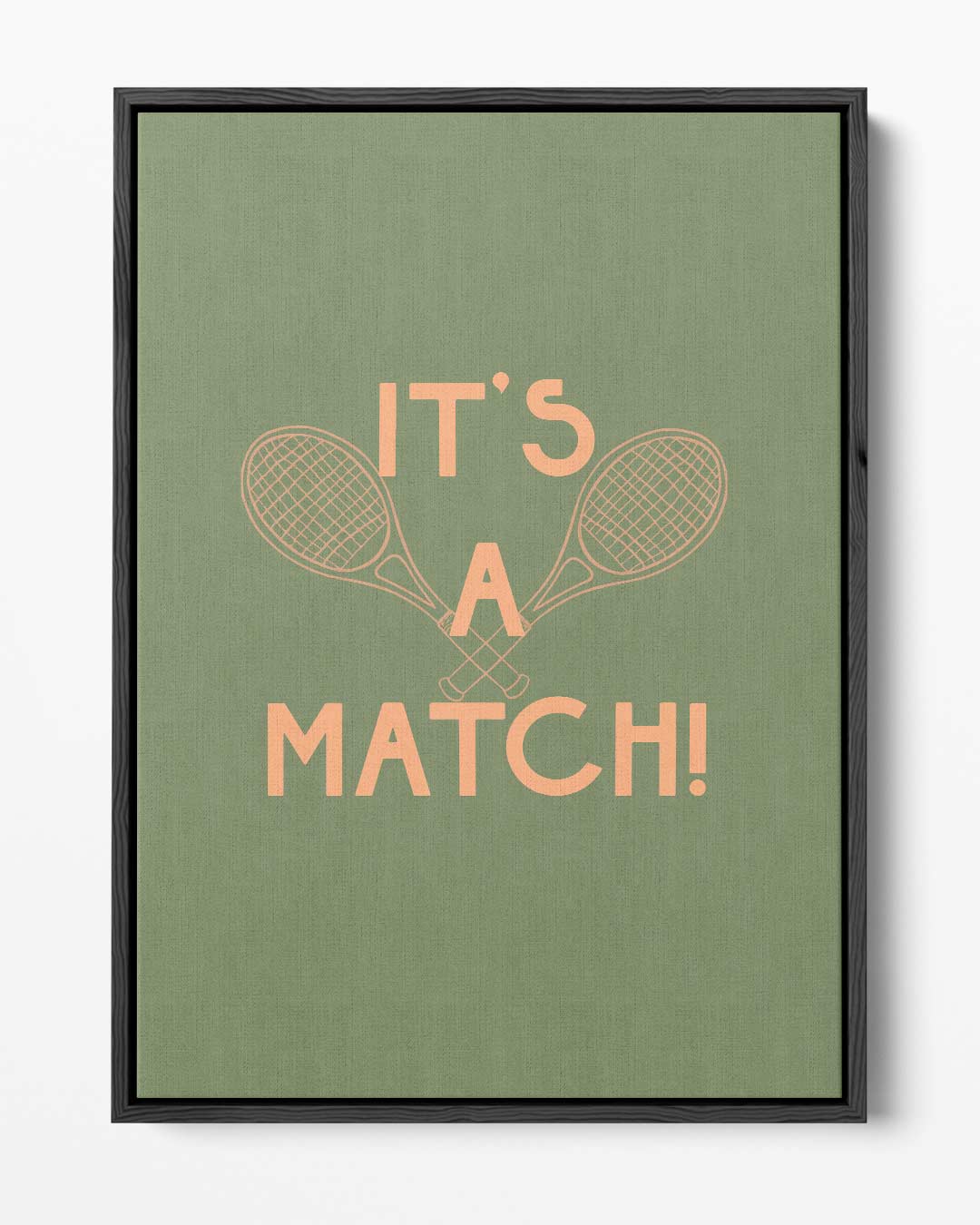 It's a Match Tennis Kunstwerk-canvas-dibond-plexiglas-wanddecoratie-WallArtistic