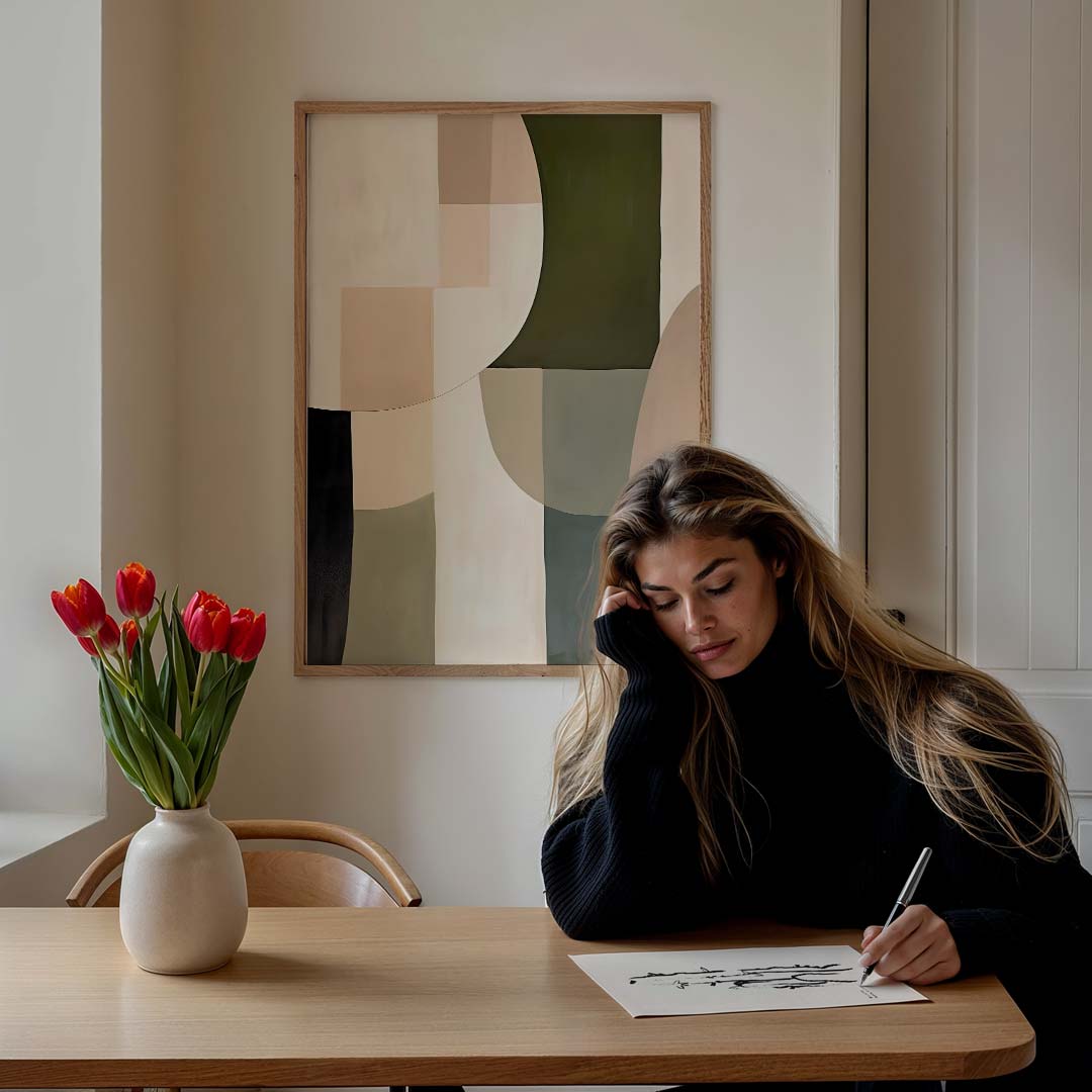 Moderne Geometrische Kunstposter-WallArtistic