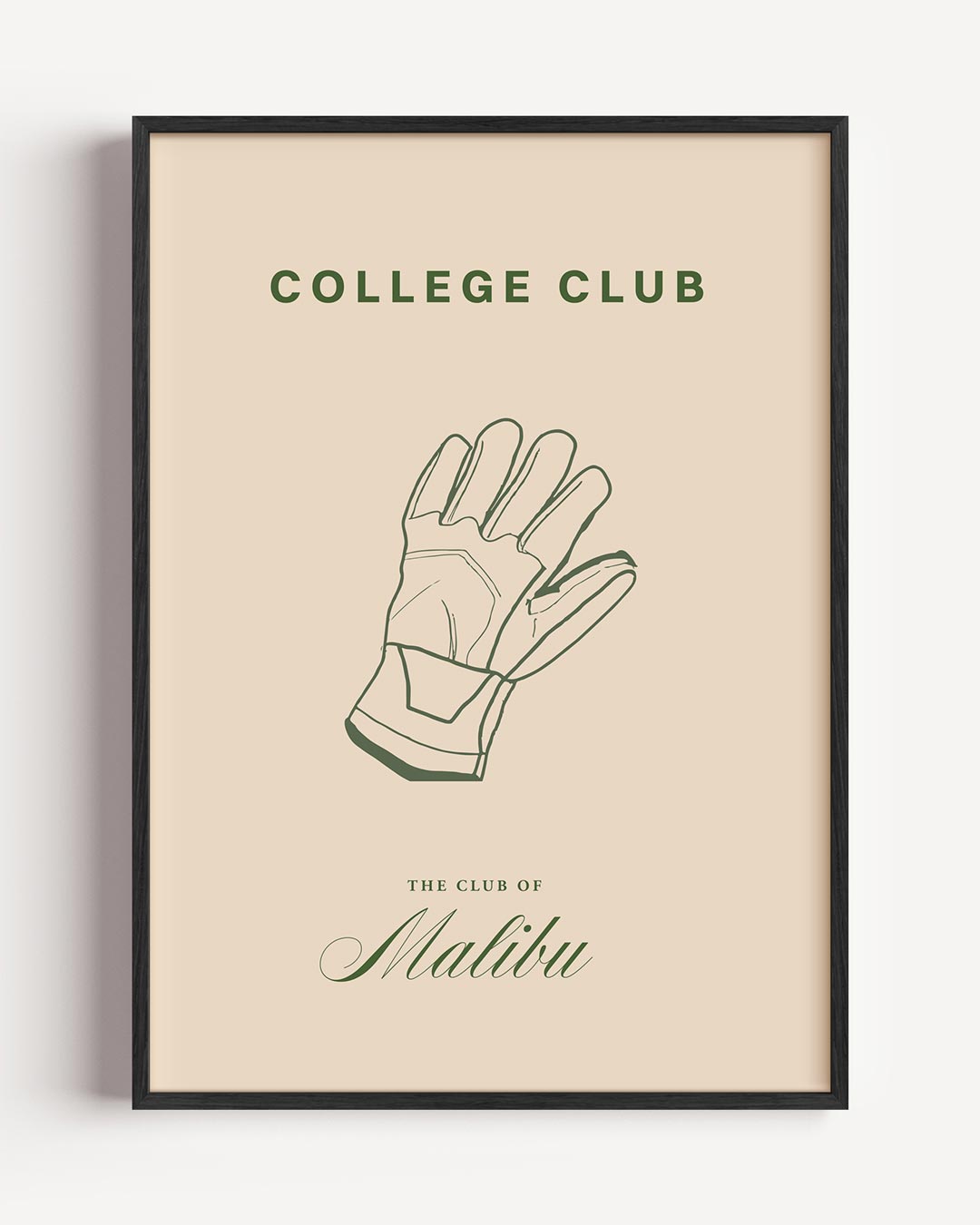 College Club Malibu Poster-WallArtistic