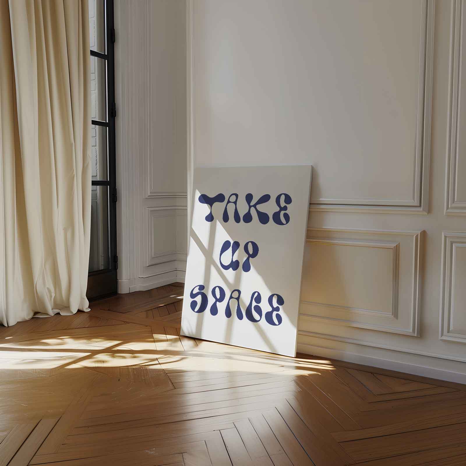 Ruimte voor Jouw Energie Kunstwerk-canvas-dibond-plexiglas-wanddecoratie-WallArtistic