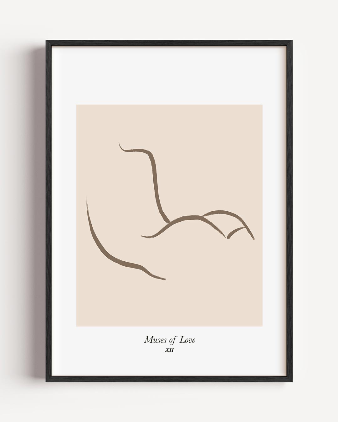 Minimalistische Sensualiteit Poster-WallArtistic