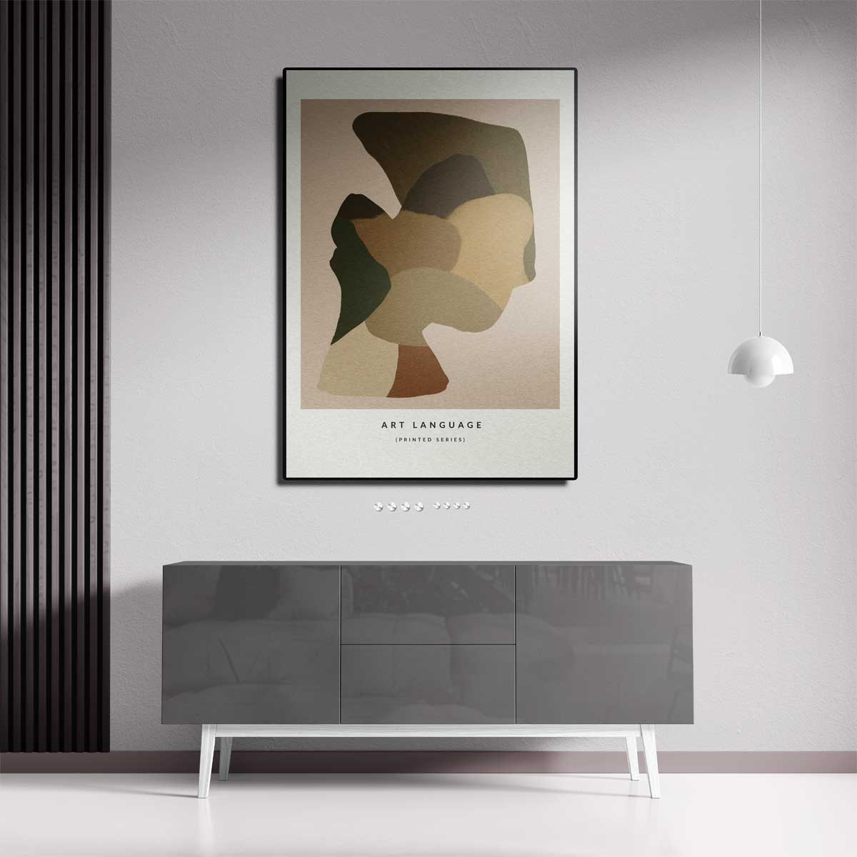 Abstracte Natuurtinten Kunstwerk-canvas-dibond-plexiglas-wanddecoratie-WallArtistic