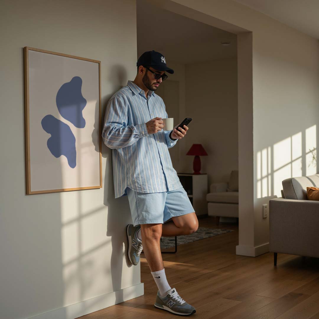 Abstracte Vormen Kunstposter-WallArtistic