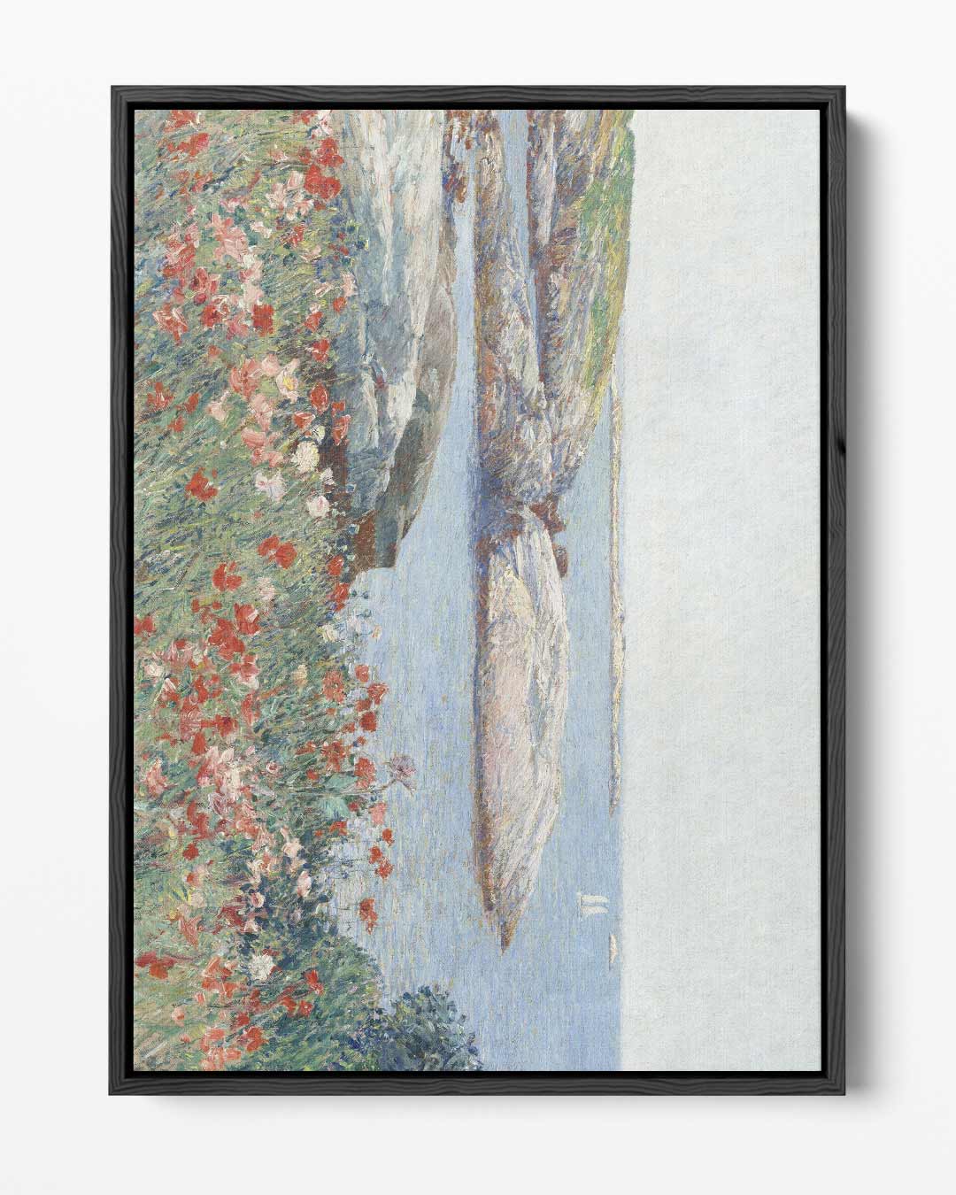 Impressionistisch Landschap met Bloemen Kunstwerk-canvas-dibond-plexiglas-wanddecoratie-WallArtistic