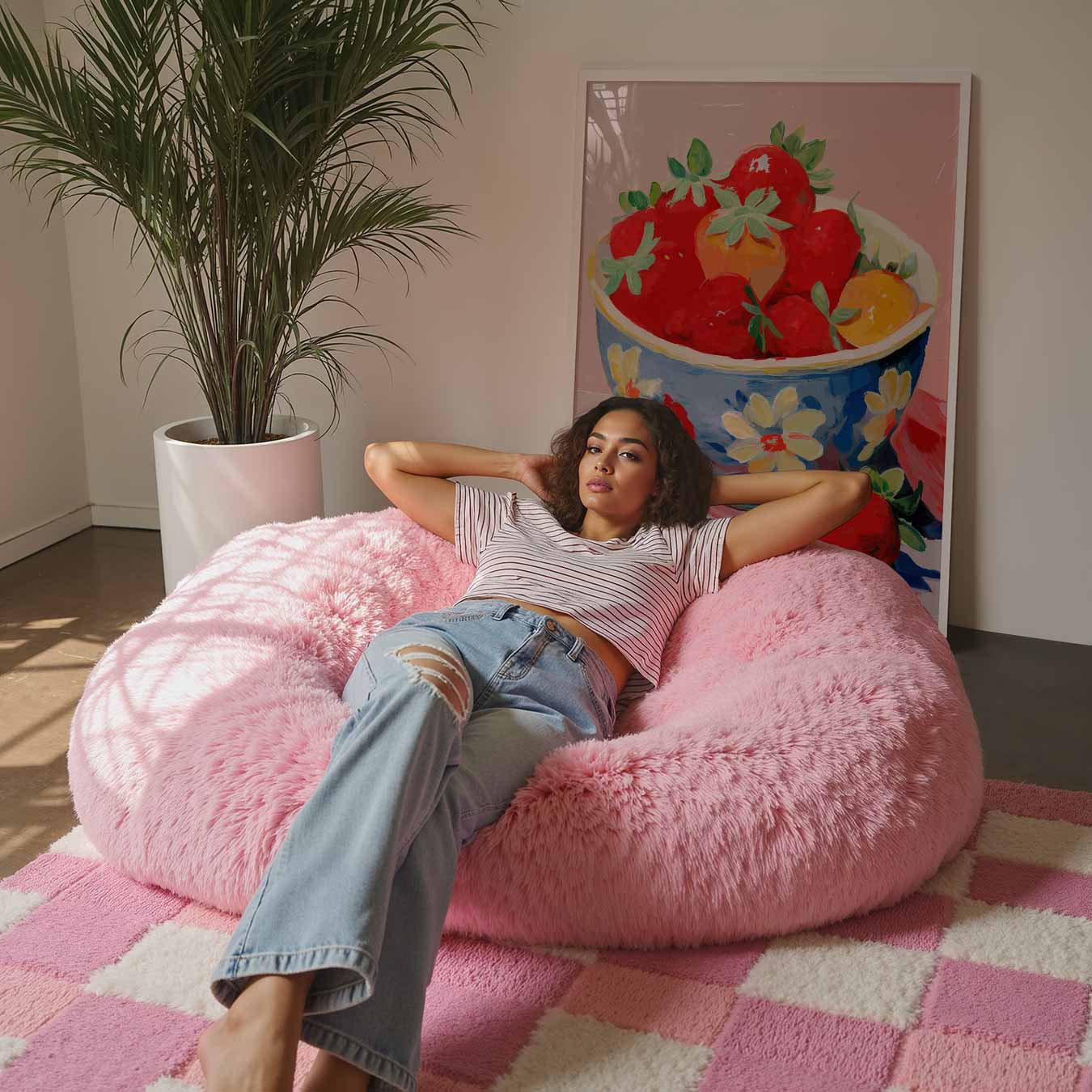 Zomerse Aardbeien Poster-WallArtistic