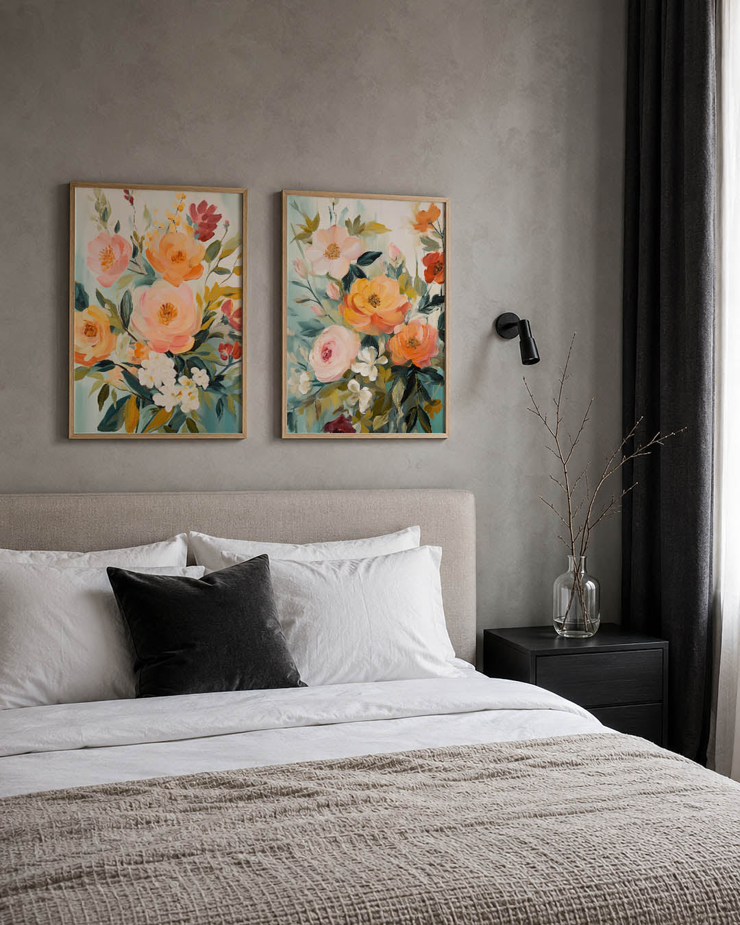 Bloemrijke kleurenpracht Posterset