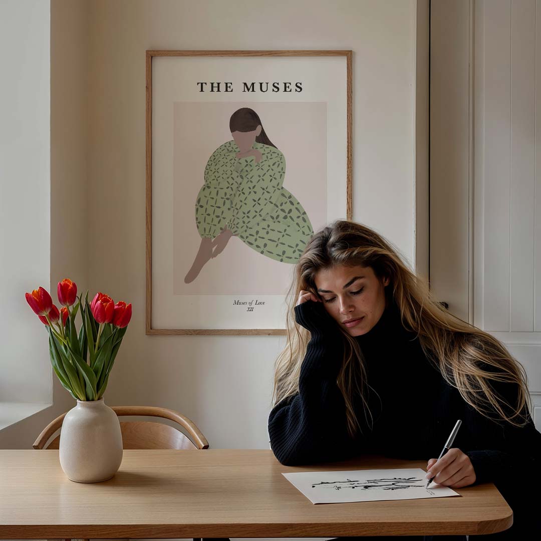 Inspirerende Muses Poster-WallArtistic