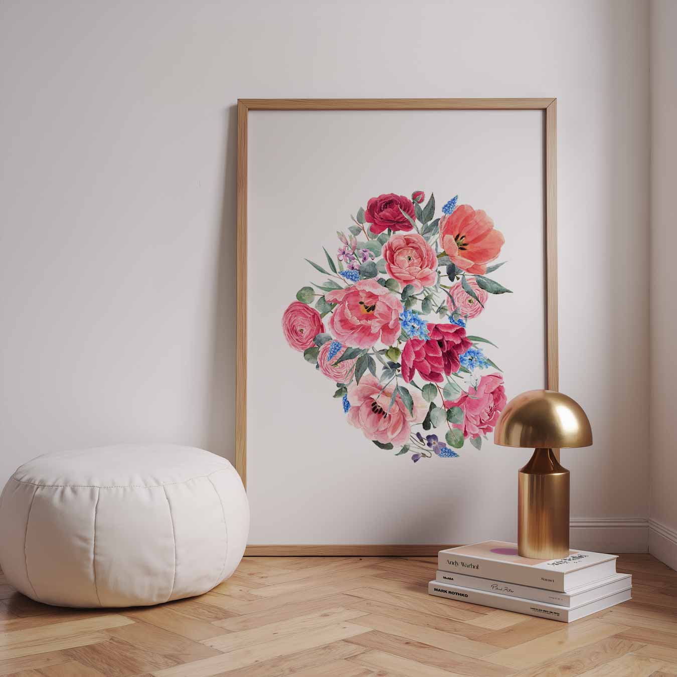 Bloemenpracht Wanddecoratie Poster-WallArtistic