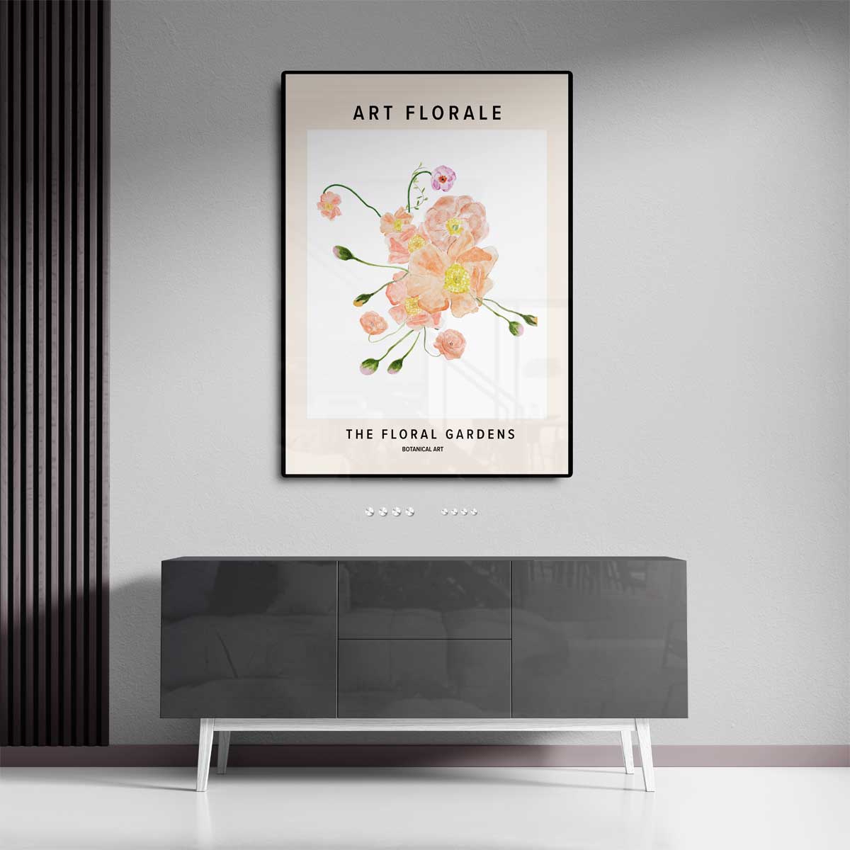 Bloeiende Tuinen Botanische Kunst Kunstwerk-canvas-dibond-plexiglas-wanddecoratie-WallArtistic