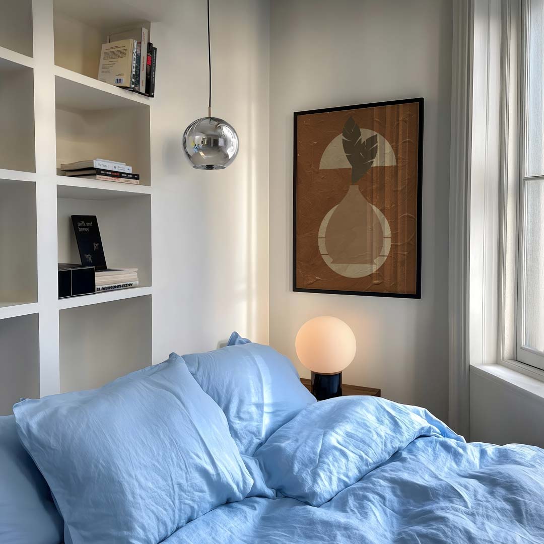 Aardetinten Vaas Poster-WallArtistic