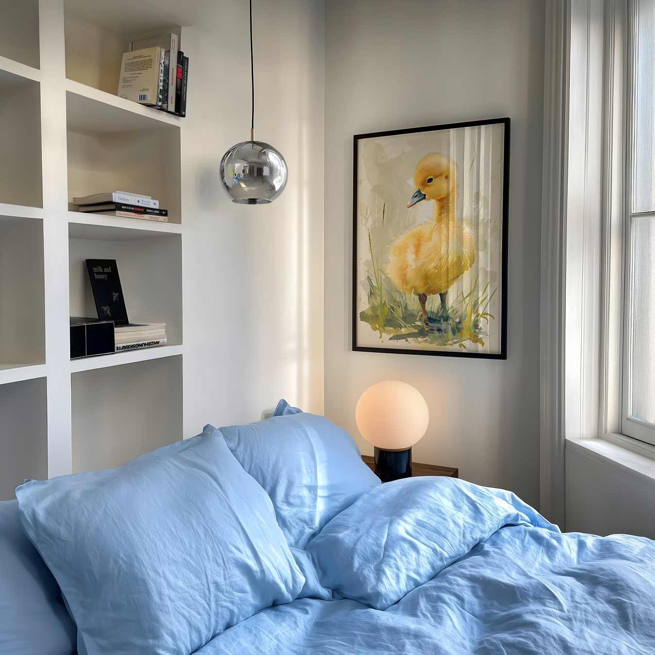 Schattige Eendekuiken Illustratie Poster