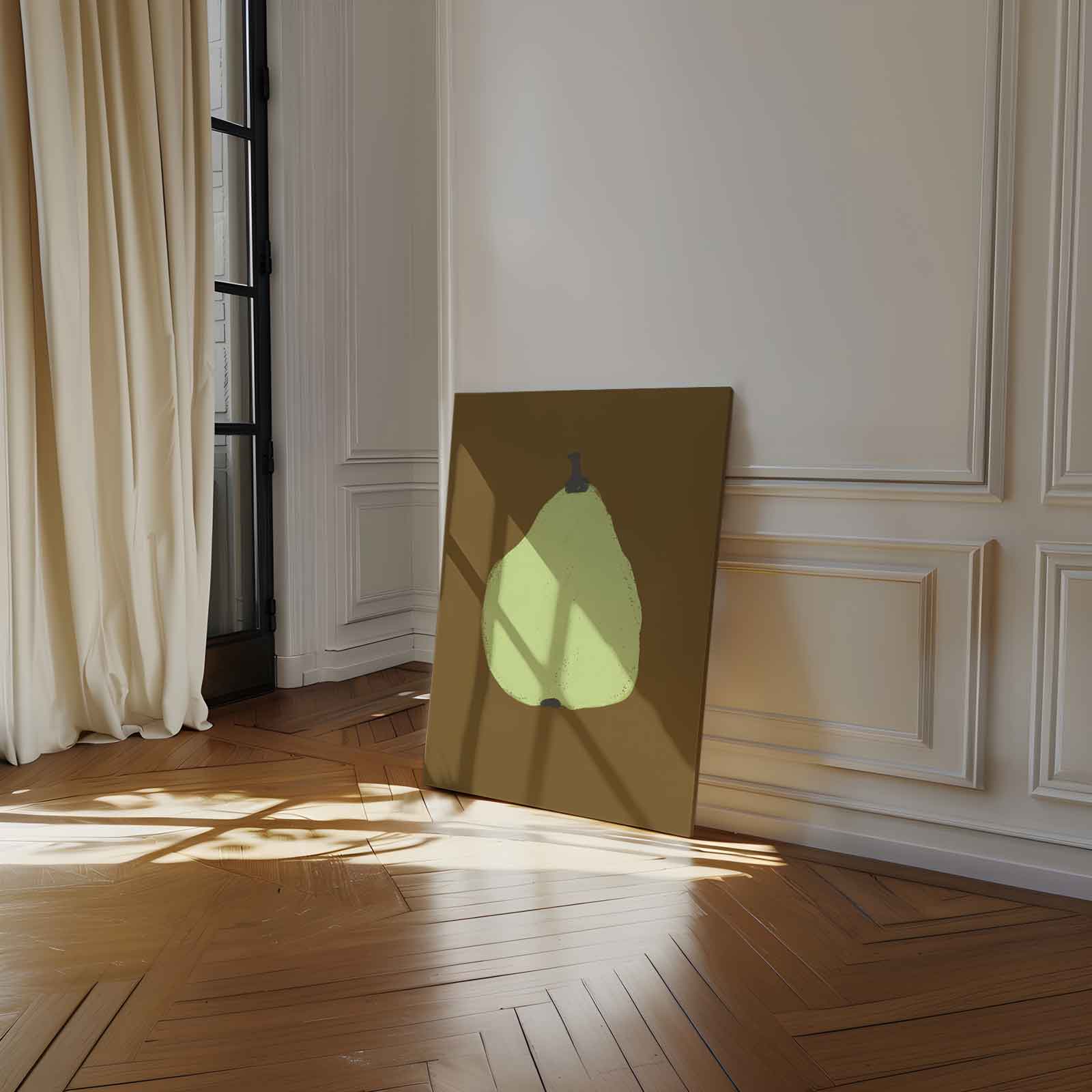 Abstracte Peer Illustratie Kunstwerk-canvas-dibond-plexiglas-wanddecoratie-WallArtistic