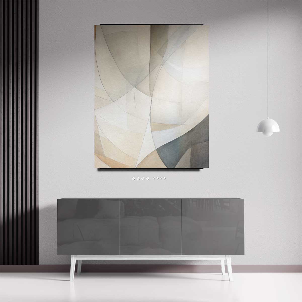 Lyrische Lijnen Kunstwerk-canvas-dibond-plexiglas-wanddecoratie-WallArtistic