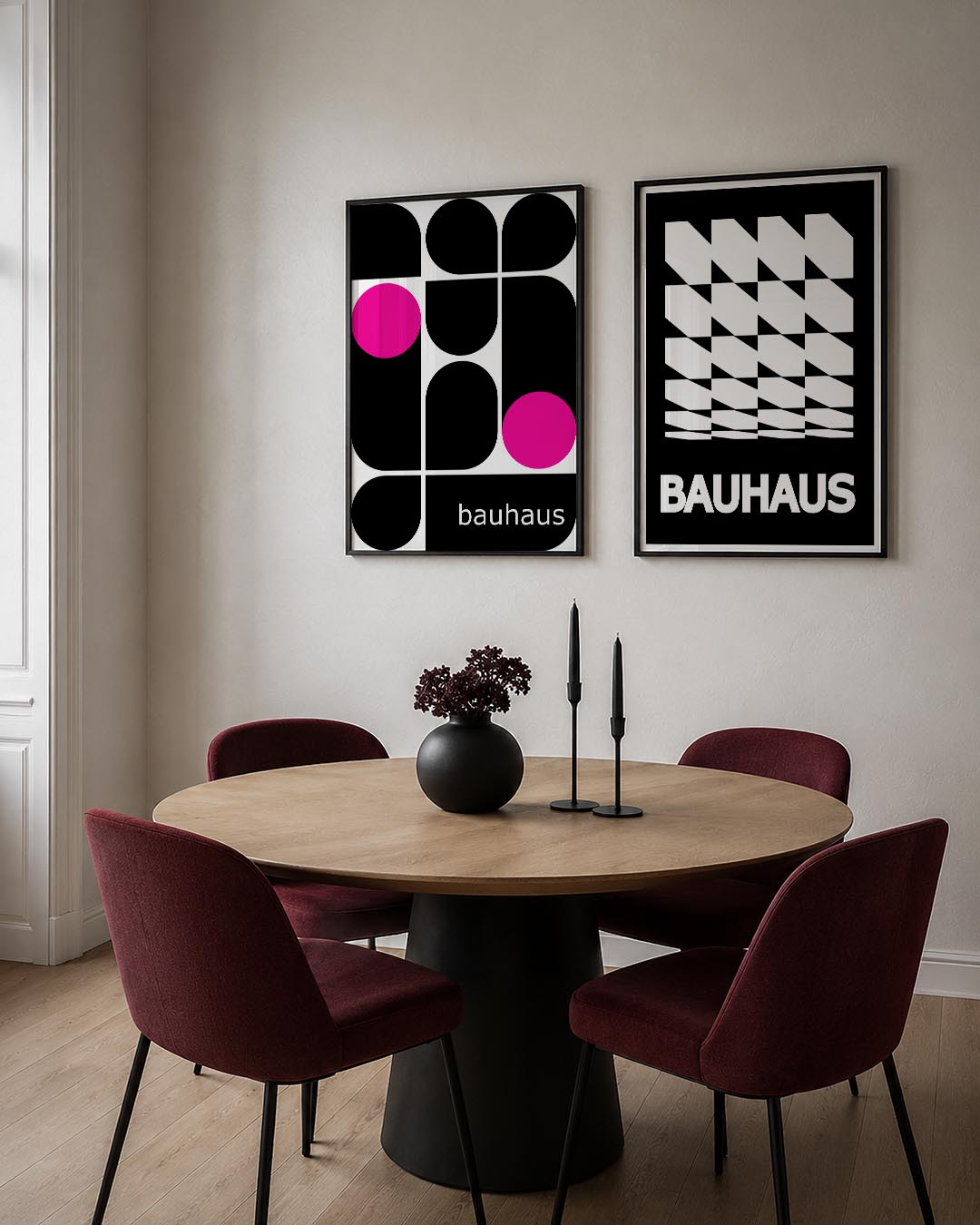 Vormen en kleurvlakken Posterset
