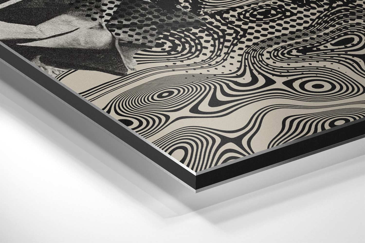 Surrealistische Droomwereld Collage Kunstwerk-canvas-dibond-plexiglas-wanddecoratie-WallArtistic
