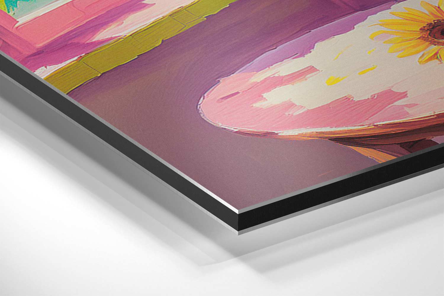 Stralende Zonnebloemen Kunstwerk-canvas-dibond-plexiglas-wanddecoratie-WallArtistic