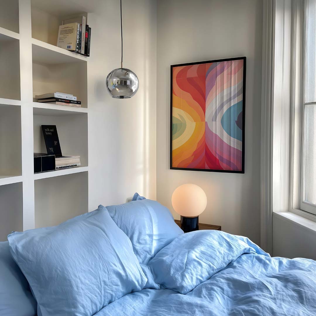 Kleurenexplosie Wandposter-WallArtistic