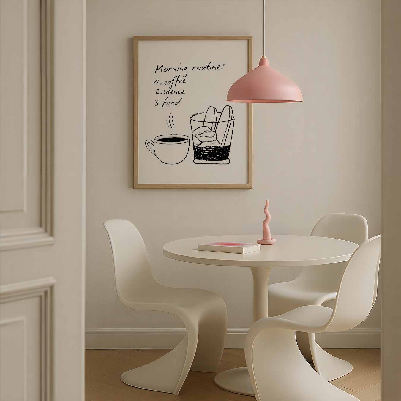 Morning Routine Poster-WallArtistic