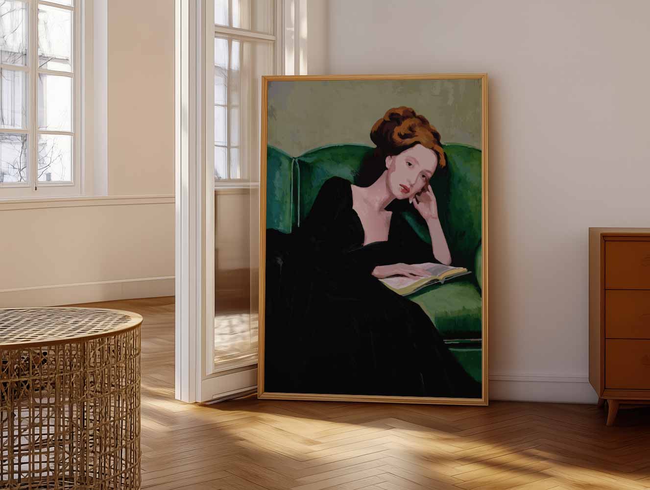 Zomers Dromen op de Bank Poster-WallArtistic