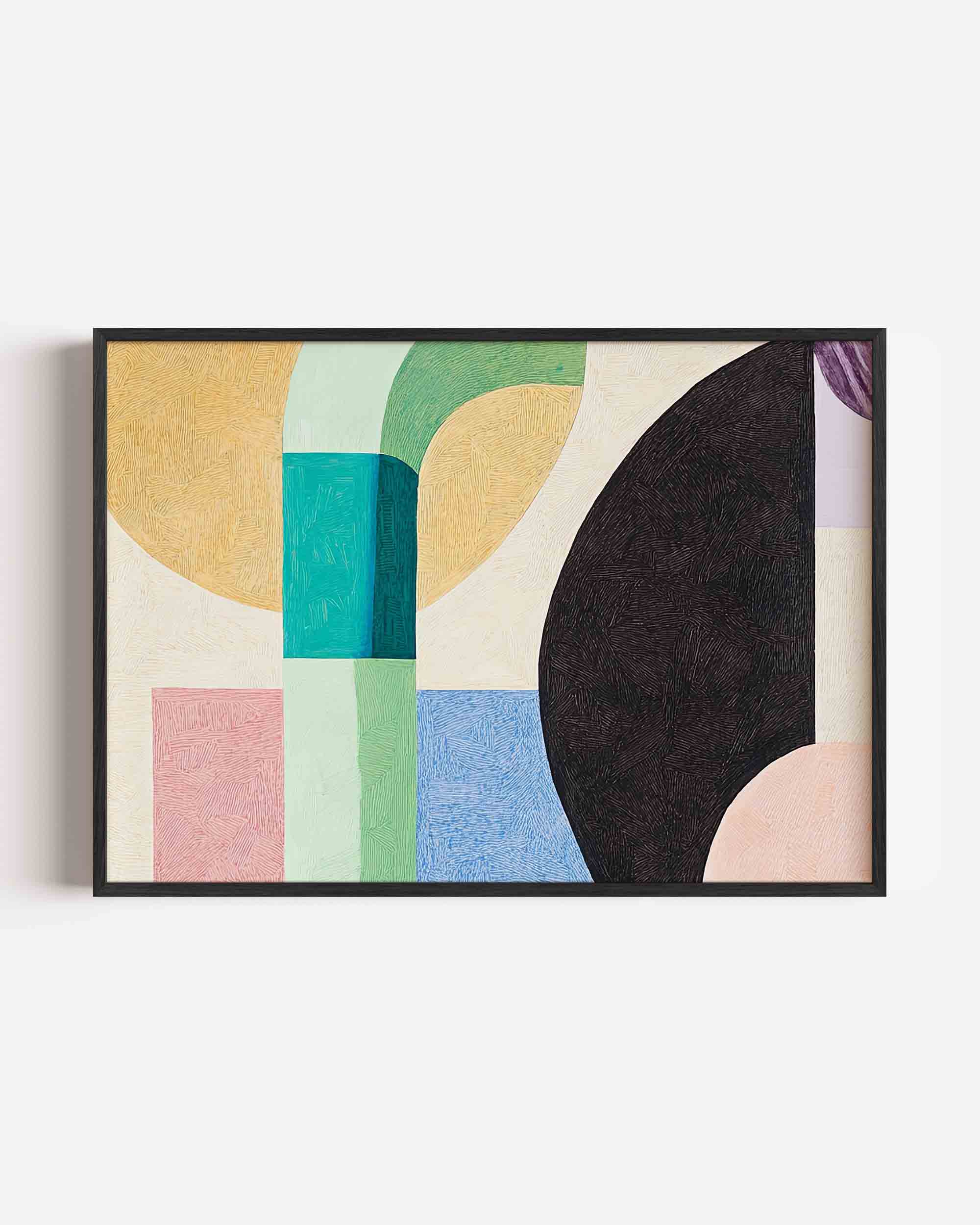 Abstracte vormen Poster