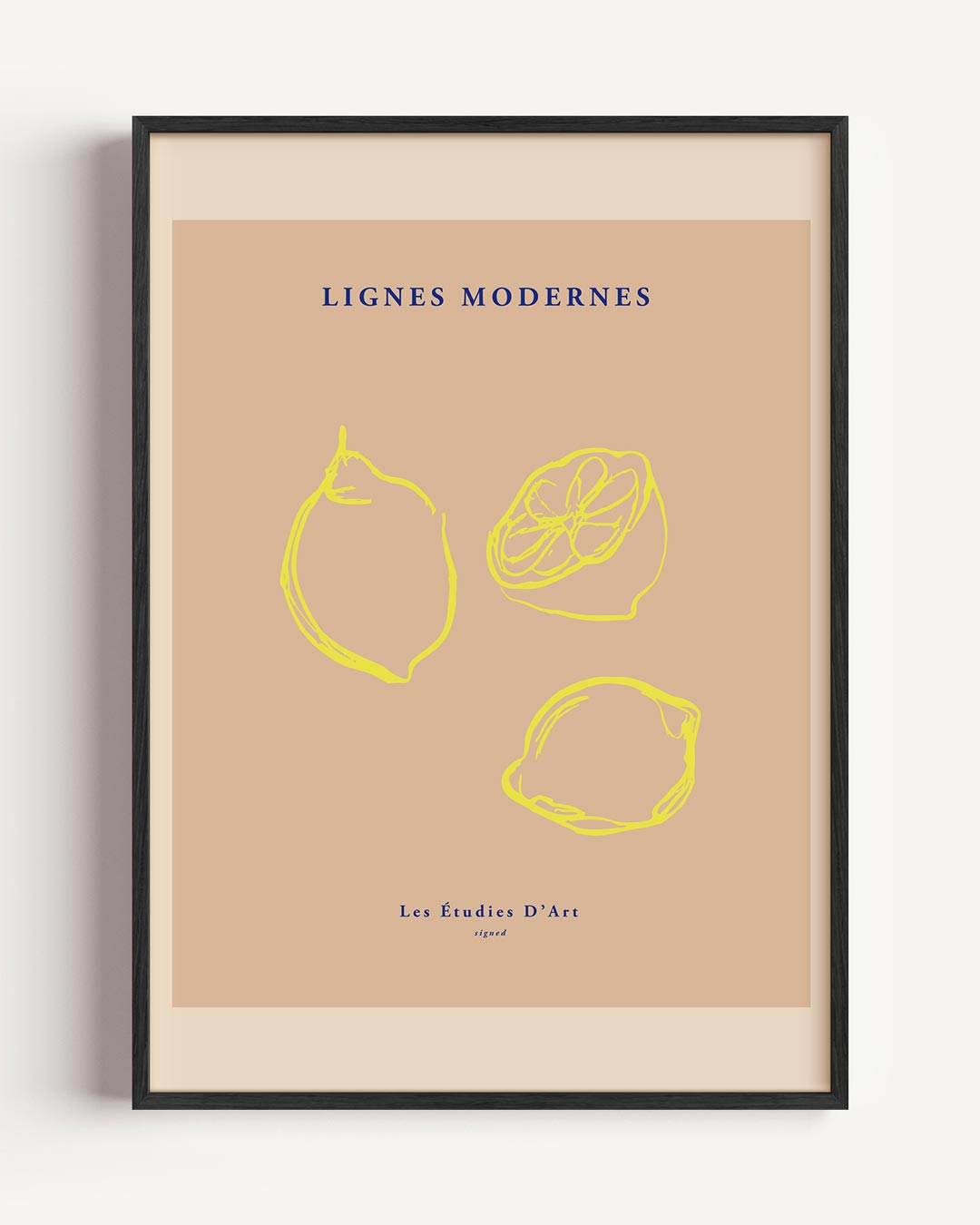 Artistieke Moderne Citroen Poster-WallArtistic