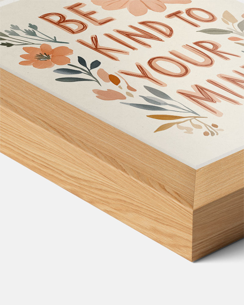 Mindful Bloemenpracht Poster-WallArtistic