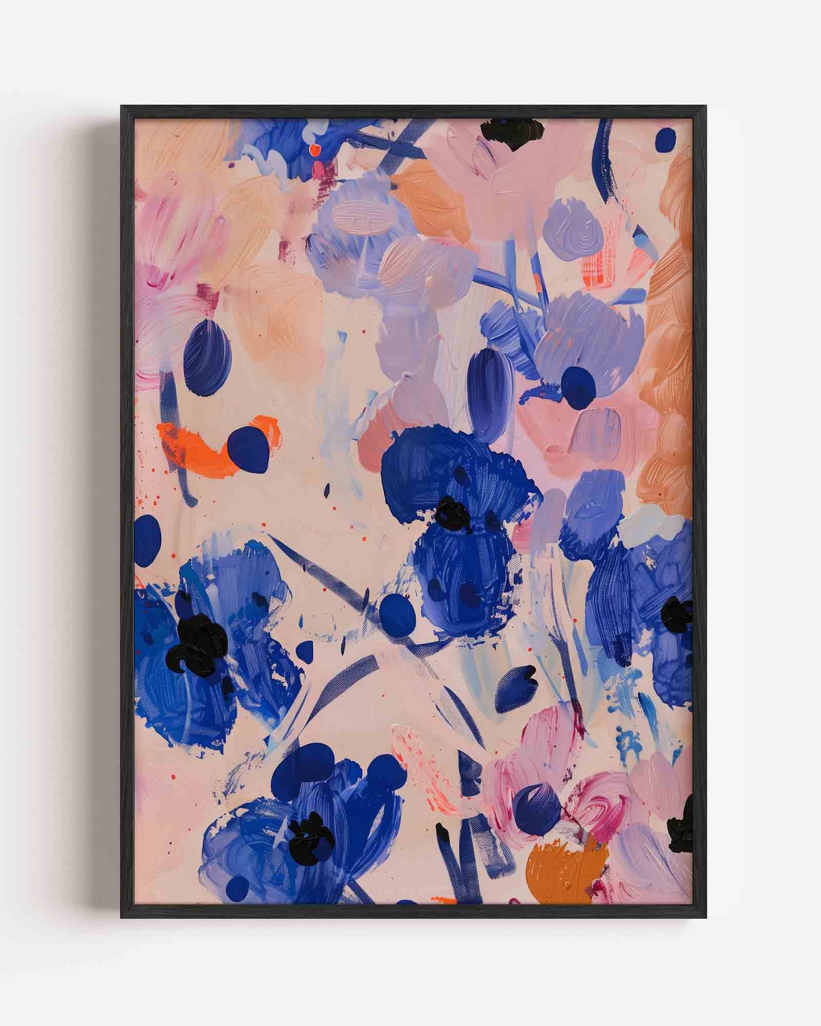 Abstracte bloemen Poster