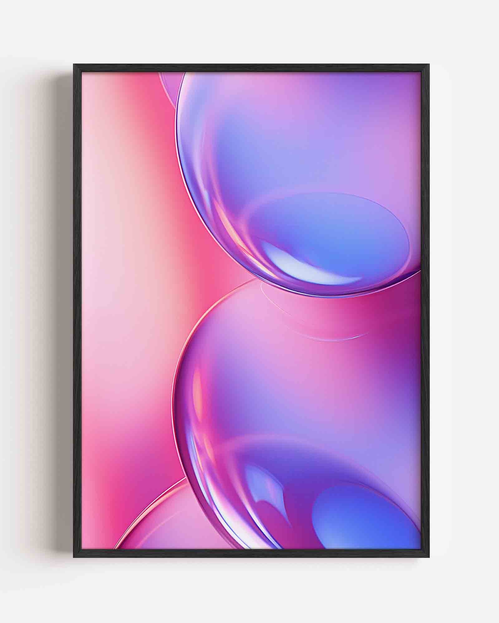 Abstracte bollen Poster