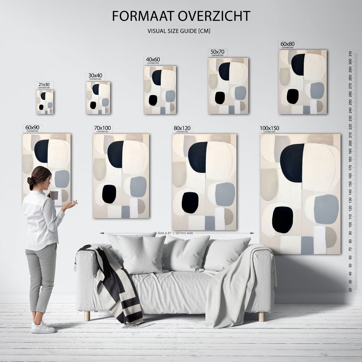 Abstracte vormen Poster