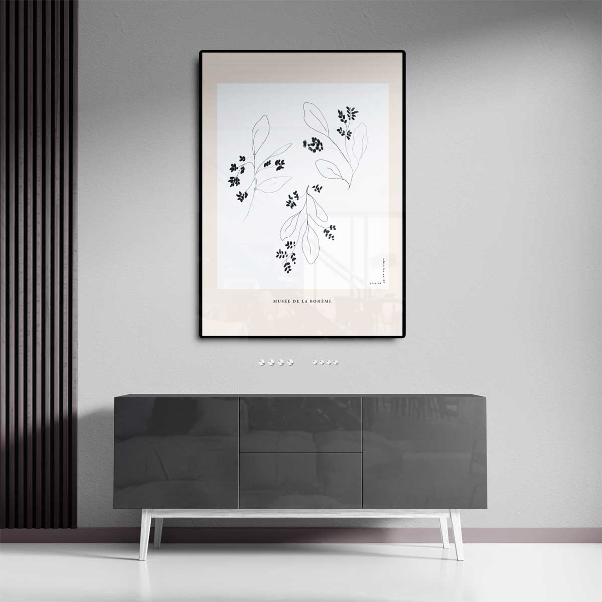 Botanische Schetsen Kunstwerk-canvas-dibond-plexiglas-wanddecoratie-WallArtistic