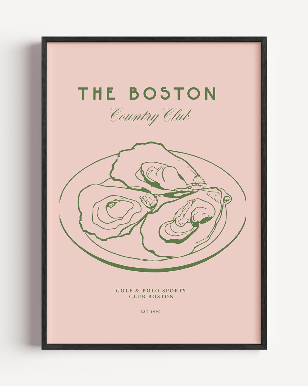 Stijlvolle Boston Country Club Poster-WallArtistic