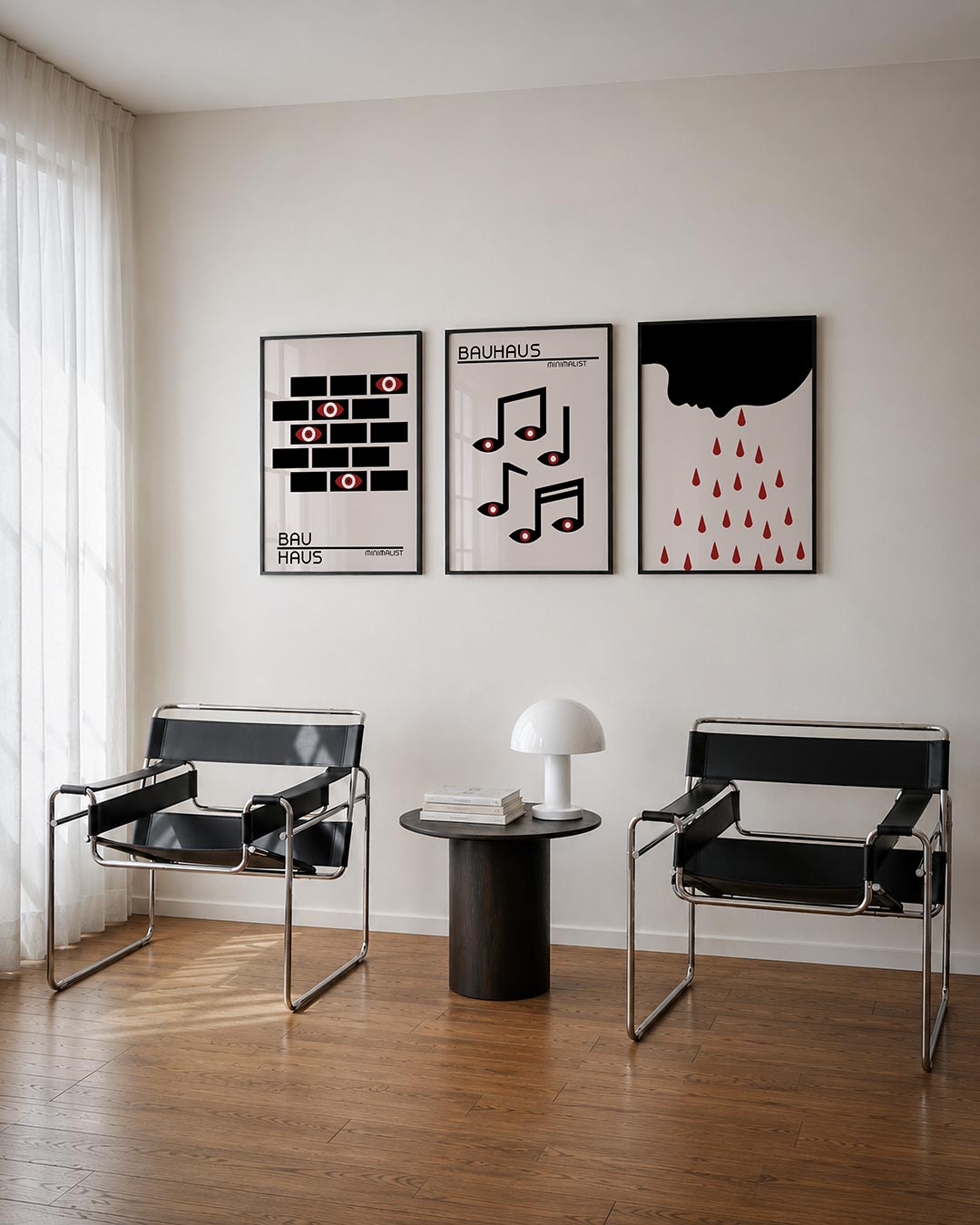 Oog en blok Posterset