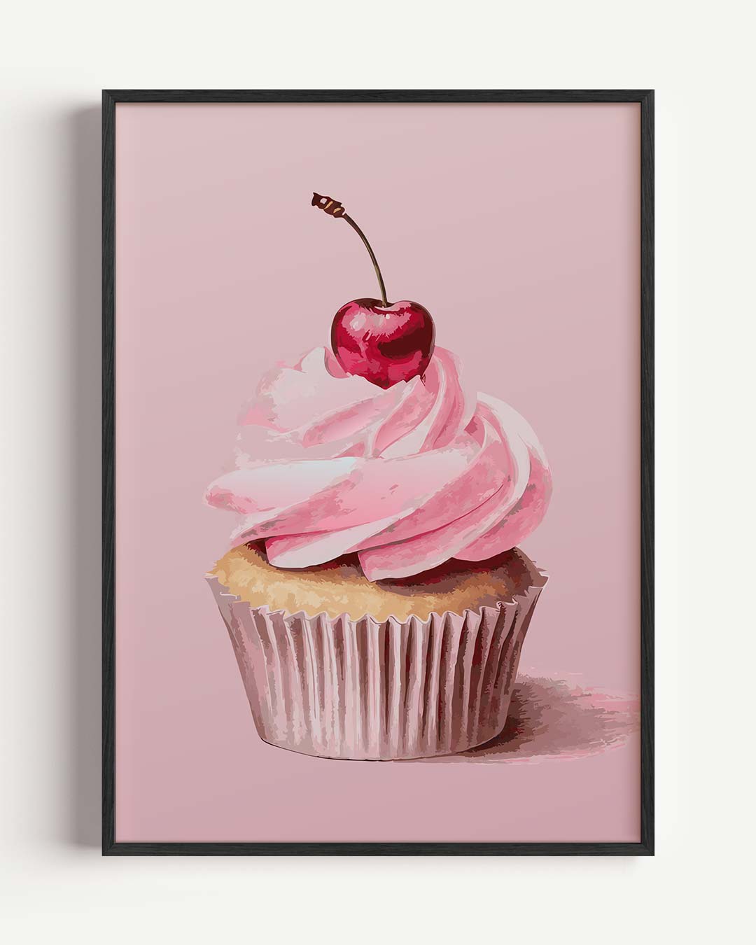 Zoete Verleiding Cupcake Poster-WallArtistic