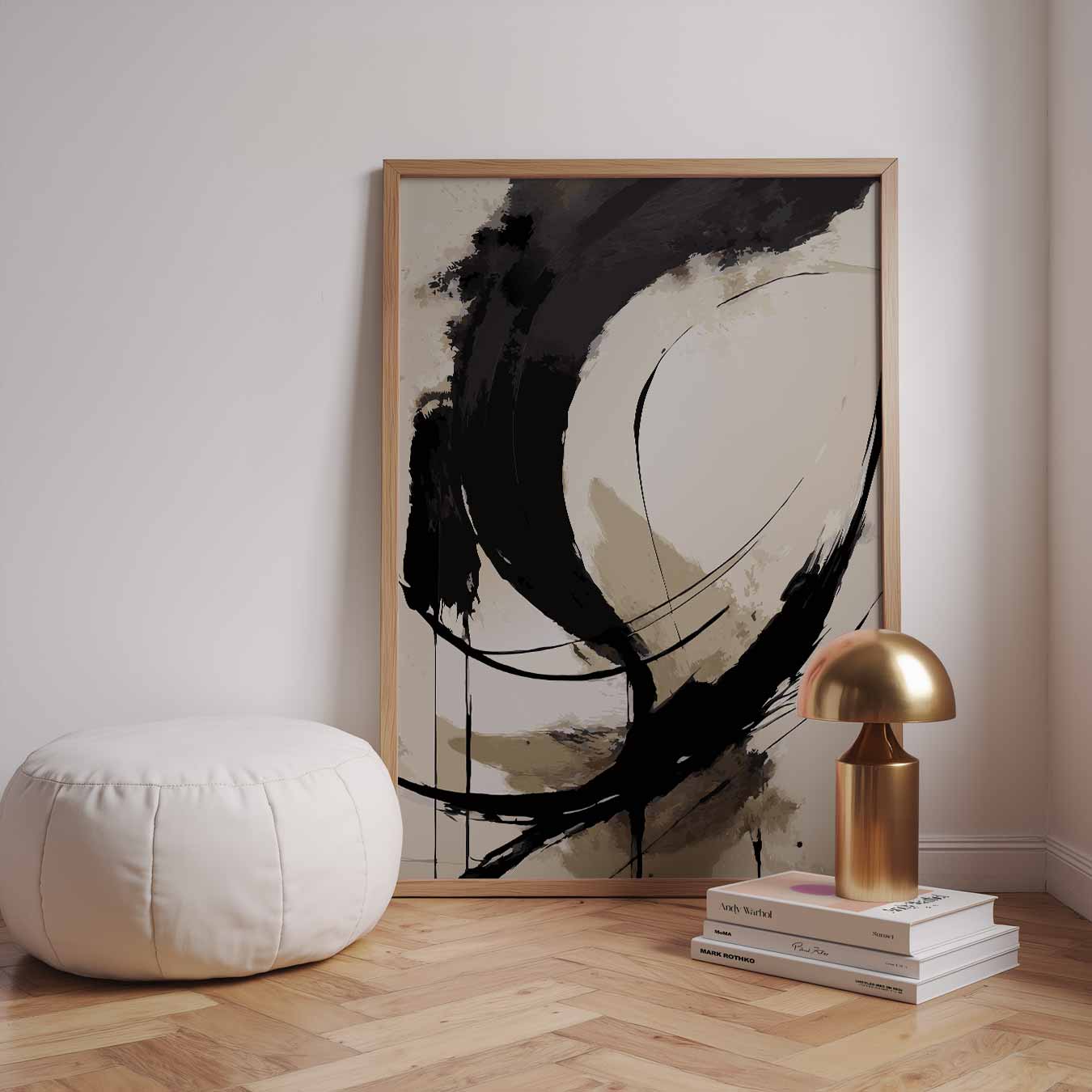 Abstracte Elegantie Poster