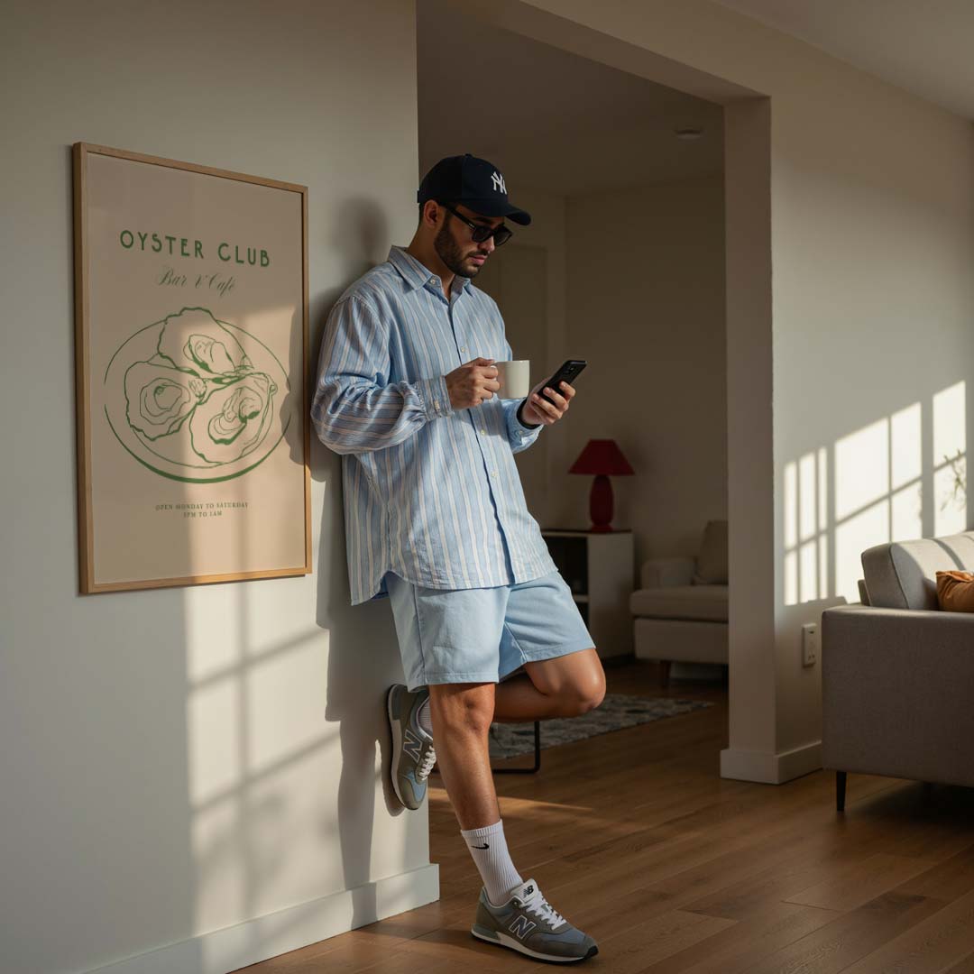 Elegante Oyster Club Poster-WallArtistic