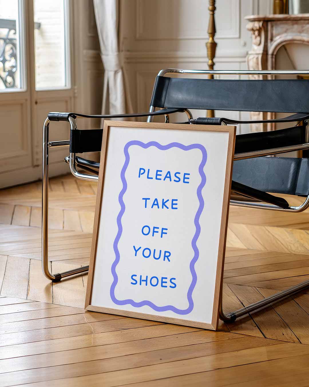 Welkomstposter "Please Take Off Your Shoes Poster