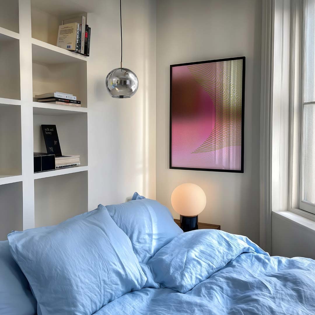 Abstracte Zachte Kleuren Poster-WallArtistic