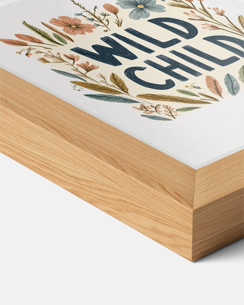 Wild Child Bloemenposter