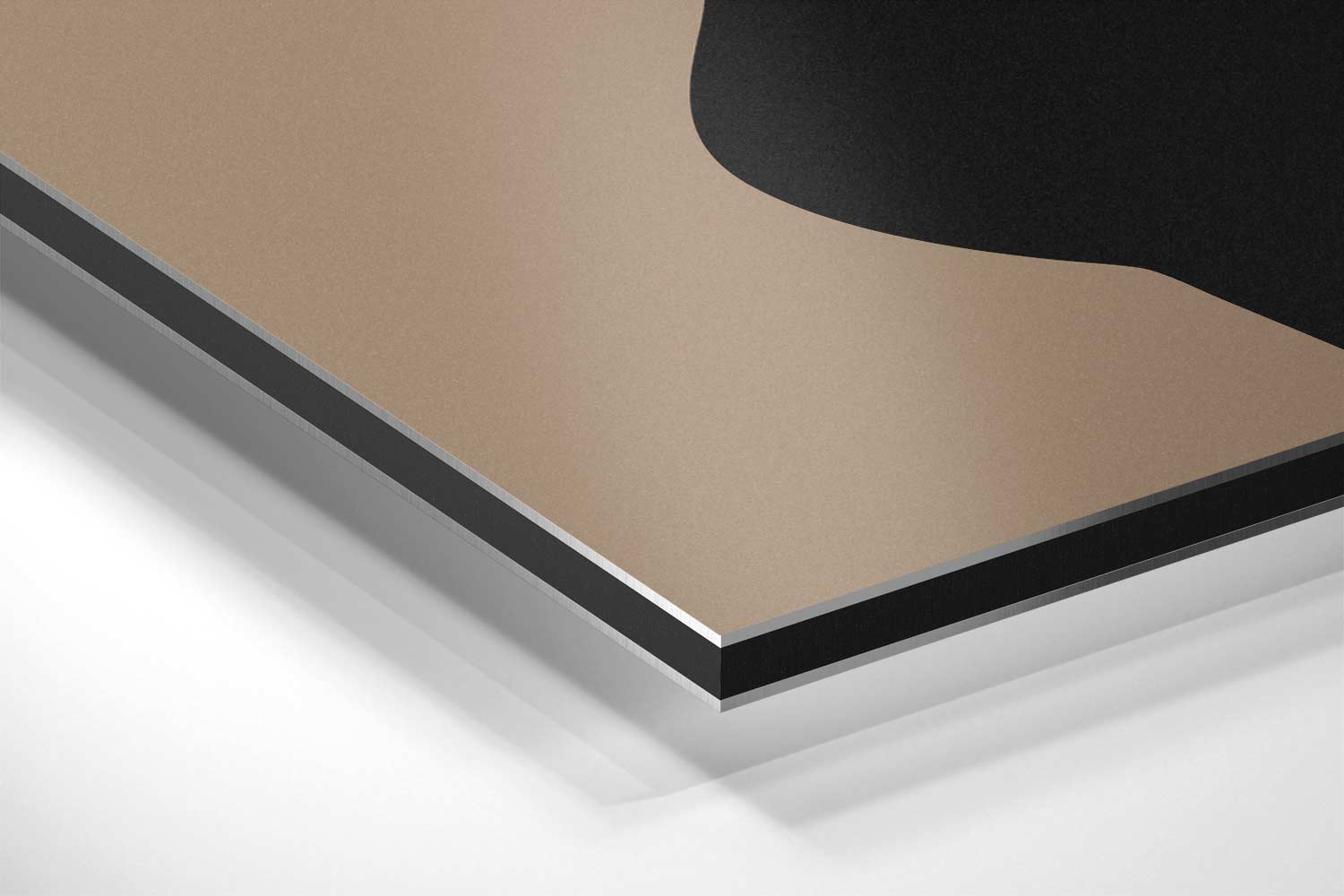 Elegante Vrouwelijke Silhouet Kunstwerk-canvas-dibond-plexiglas-wanddecoratie-WallArtistic