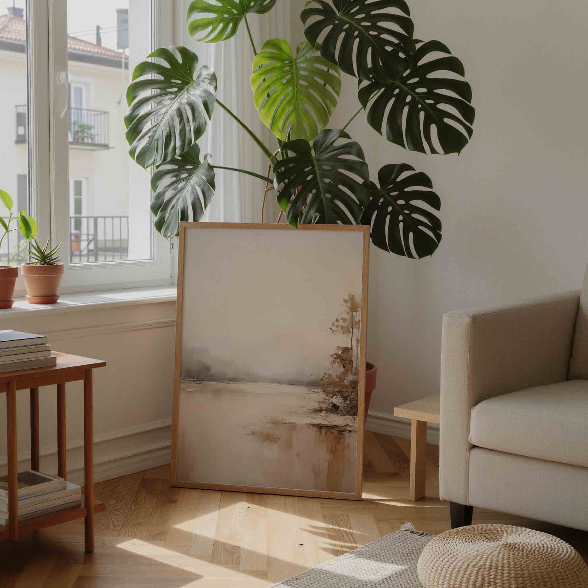 Landschap met bomen Poster