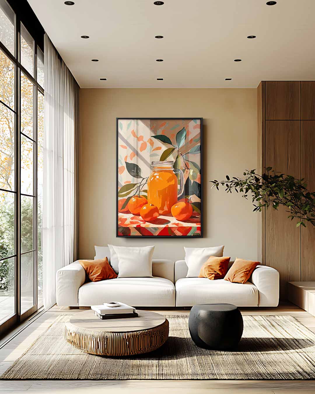 Zomers Ochtendlicht Schilderij Kunstwerk-canvas-dibond-plexiglas-wanddecoratie-WallArtistic