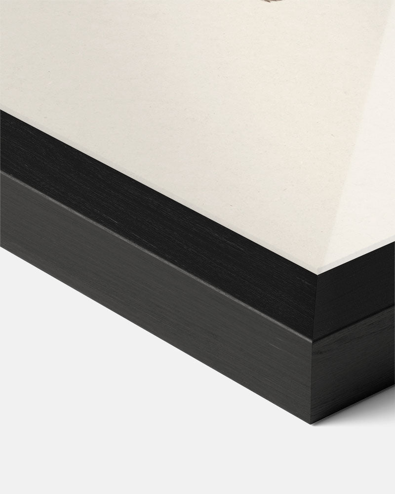 Elegante Vogel op Tak Poster-WallArtistic